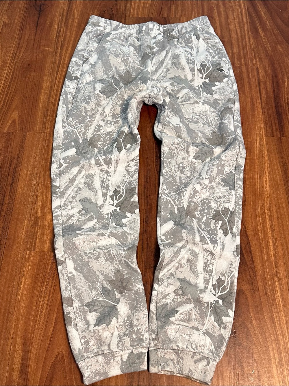 Abercrombie & Fitch Gray Camouflage Kids Joggers